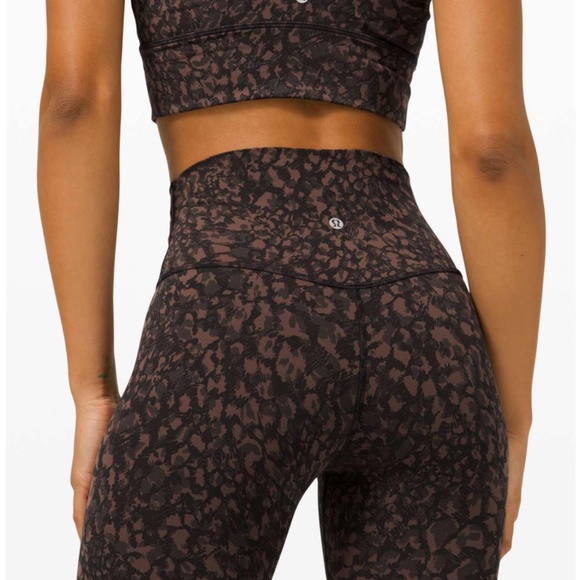 lululemon athletica Pants - #151 Lululemon Align Crop *21" Wild Thing Camo Brown Earth Multi
